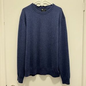 Simons Men Navy 100% Cashmere Sweater - XXL - NWT